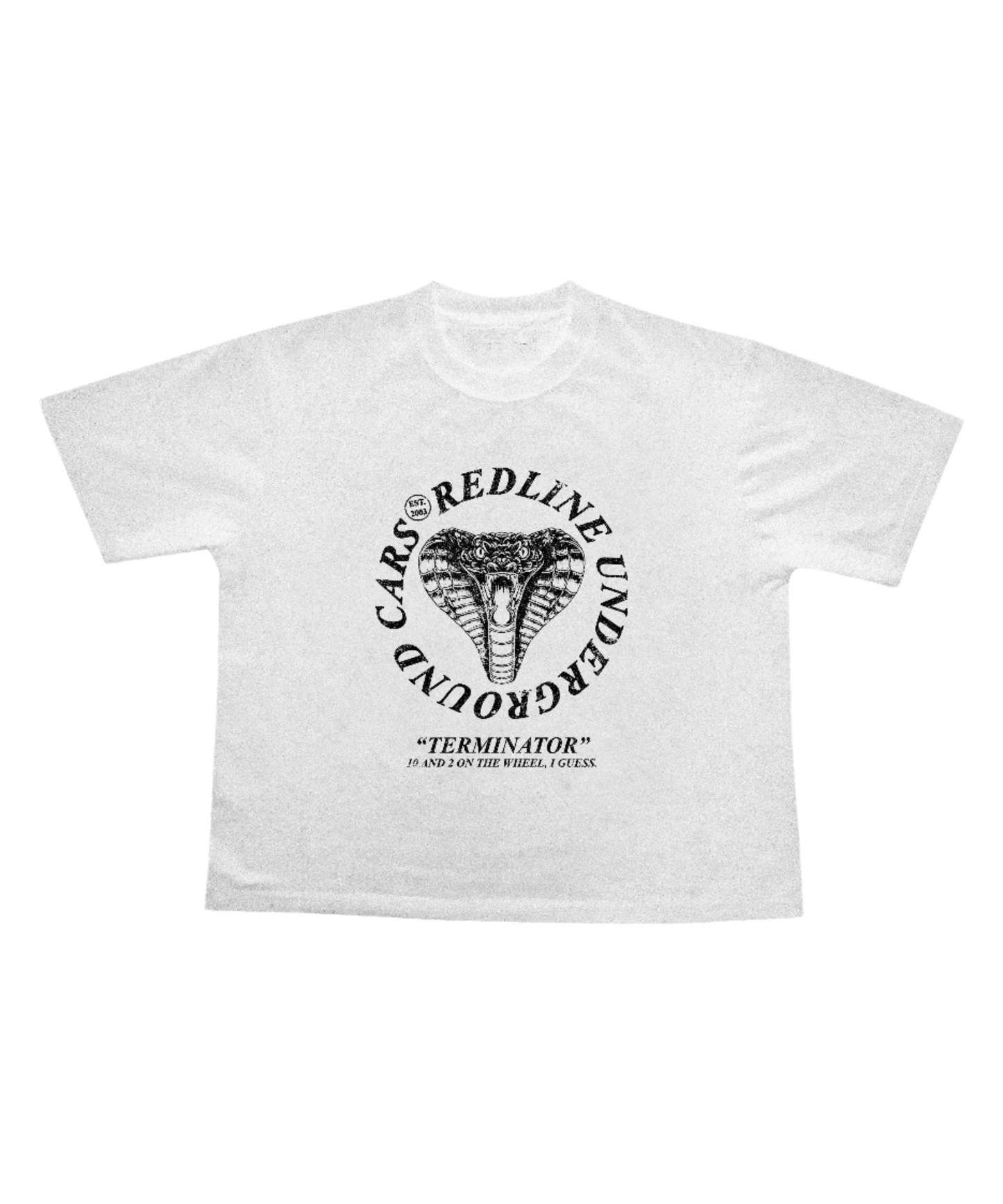 Cobra "Steering Wheel" White Tee - Underground Raffles