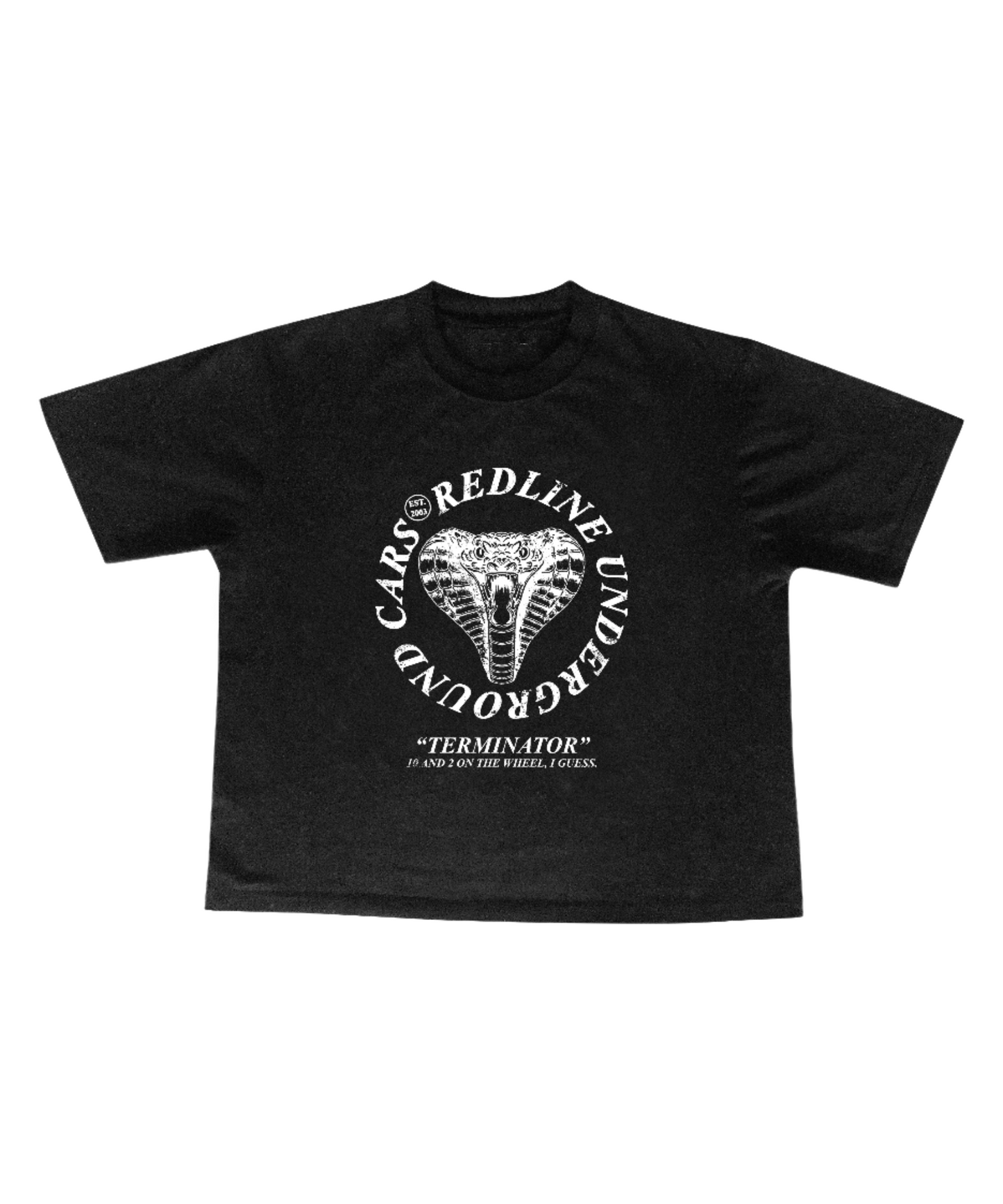 Cobra "Steering Wheel" Black Tee - Underground Raffles